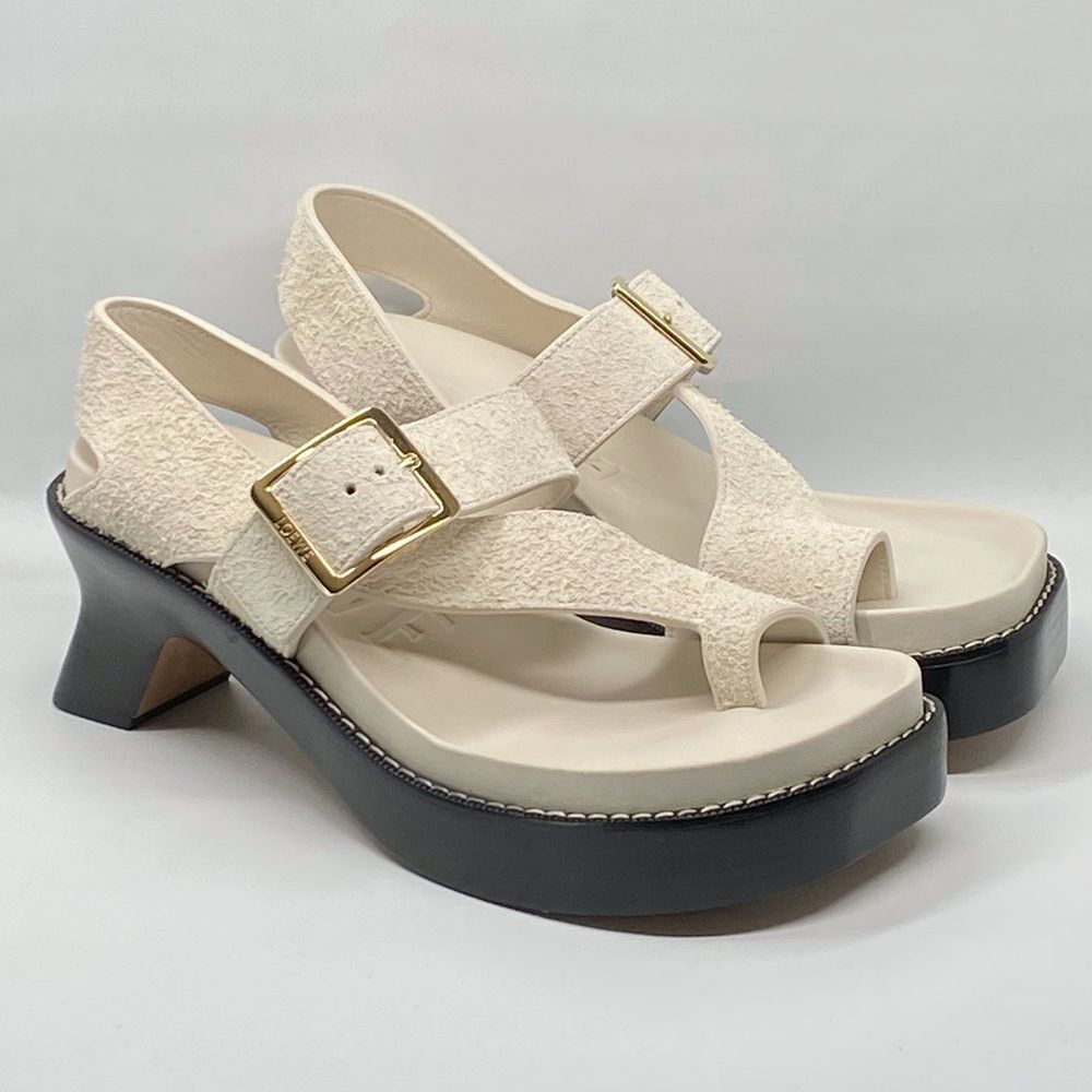 Loewe Ease heel suede sandal size 41
